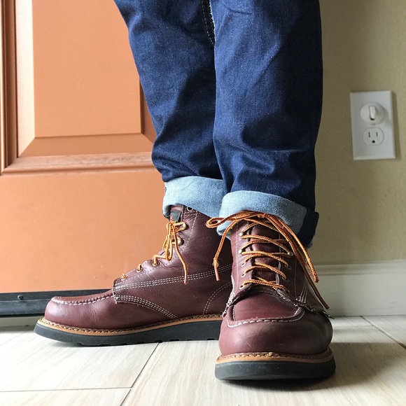 Thorogood 2 6 Wedge Leather Boots 